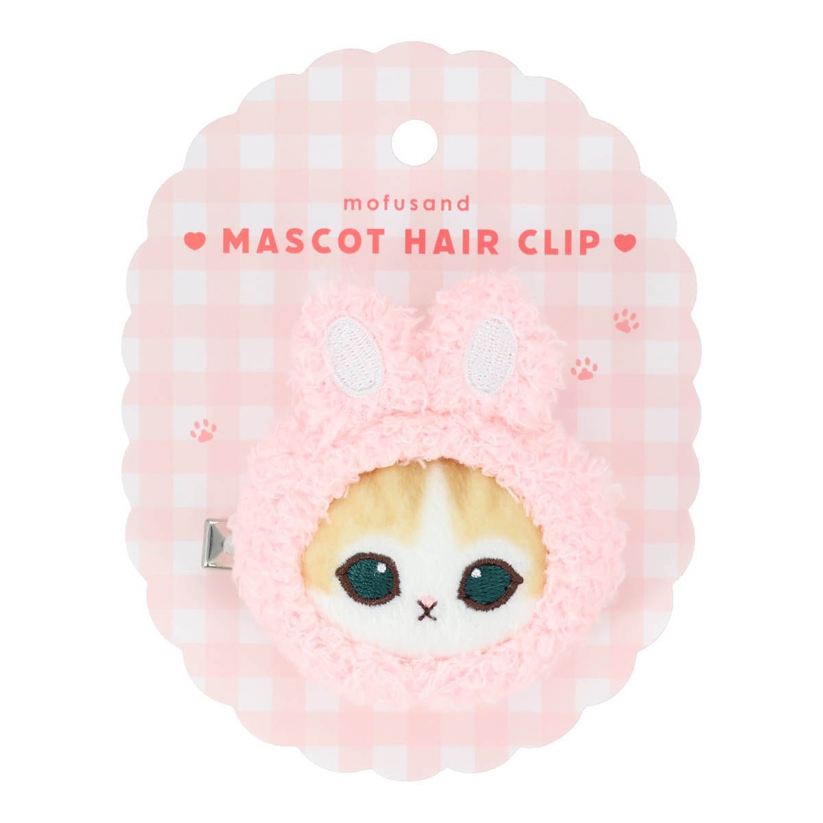 Mofusand|mascot Hair Clip|H66 x W60 x D30mm approx