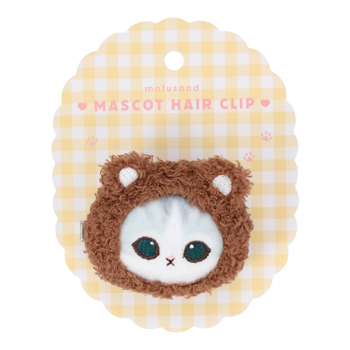 Mofusand|mascot Hair Clip|H66 x W60 x D30mm approx
