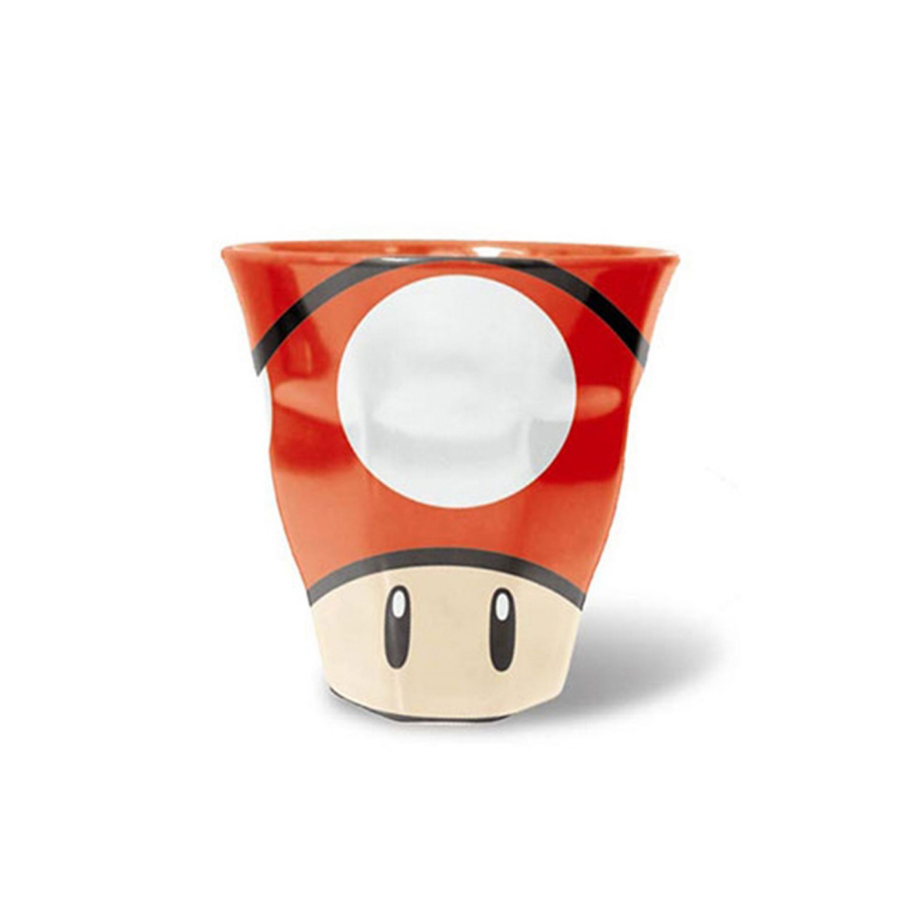Nintendo|Mario Melamine Tumbler - Mushroom / Super Mario Brothers超级马里奥蘑菇头奇诺比奥树脂防摔漱口杯/水杯/正反两种图案|约88×90mm