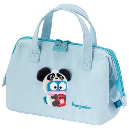 Sanrio|熊猫丑鱼限定刺绣图案保冷保鲜包/野餐包/便当包/饭盒包|横220*高さ160*マチ115mm