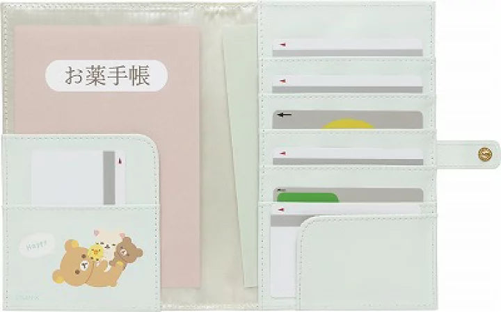 Rilakkuma轻松熊|可爱多卡位手账本|約175×125mm