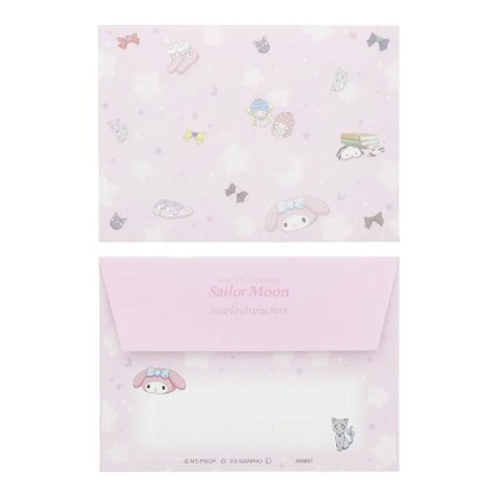 Sailor moon|美战 x Sanrio联名可爱mini便签纸15+信封5枚