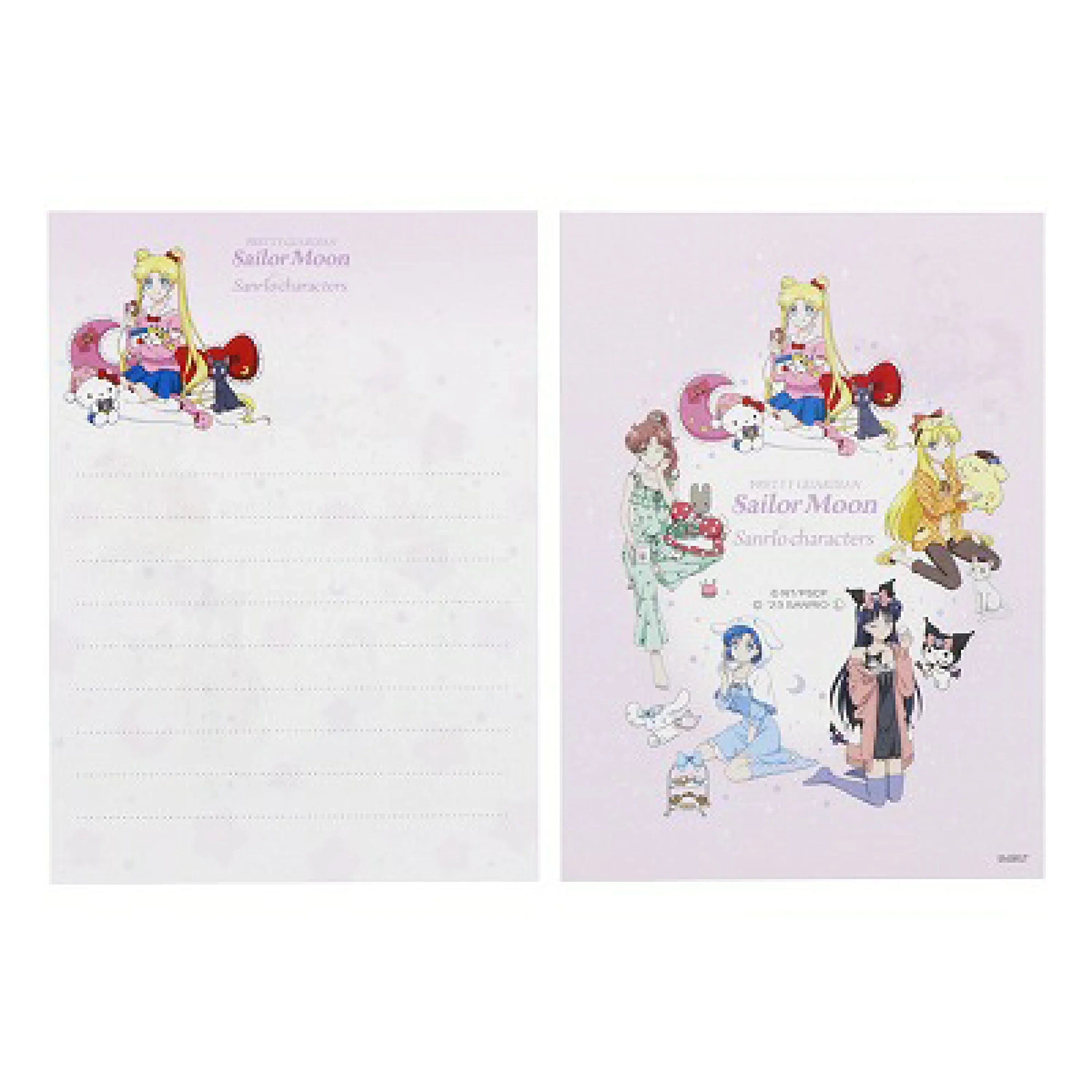 Sailor moon|美战 x Sanrio联名可爱mini便签纸15+信封5枚