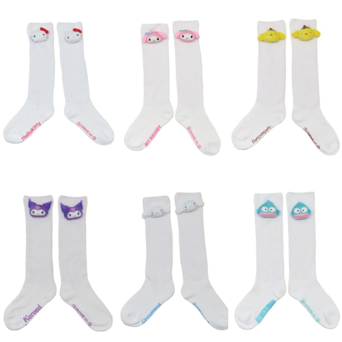 Sanrio|Mascot Loose Socks| 22-24 cm approx.