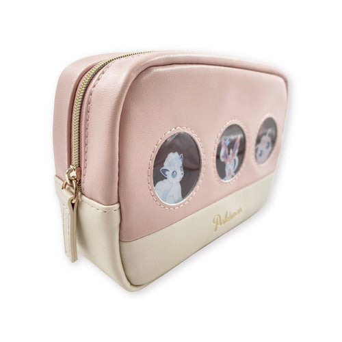 Pikachu皮卡丘|PK Pokemon系列皮质感化妆包|约H12×W17×D4.5cm