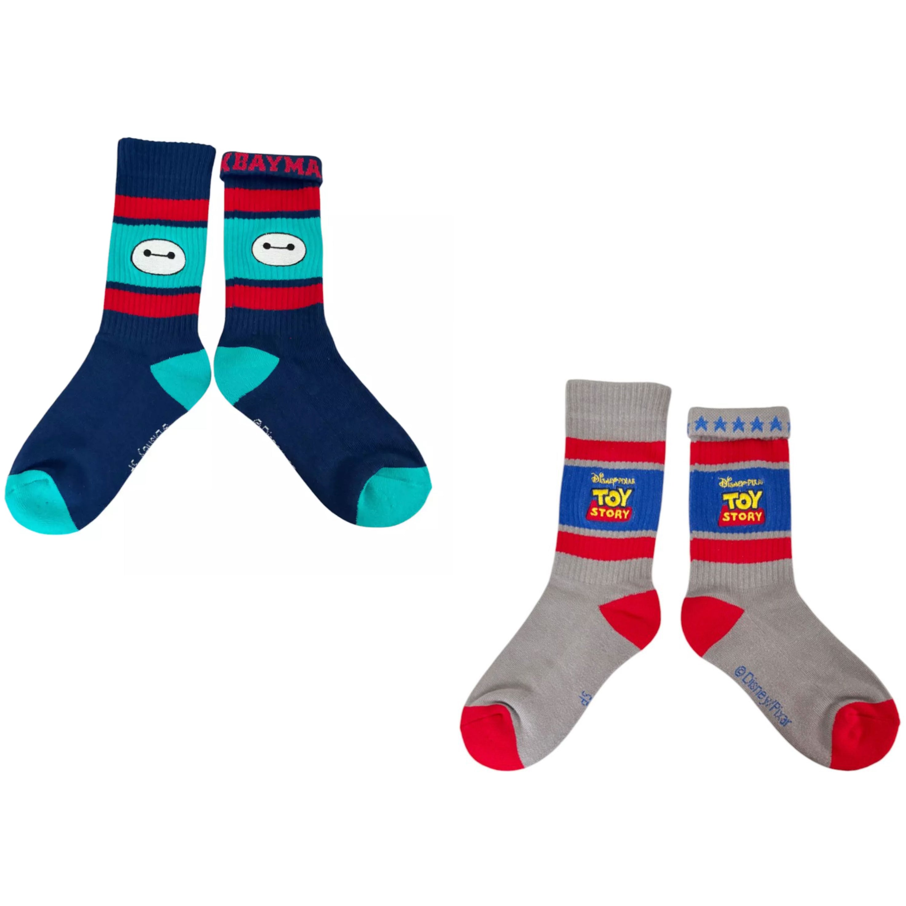 Disney|Logo Colorful Line Socks|23-25cm approx.