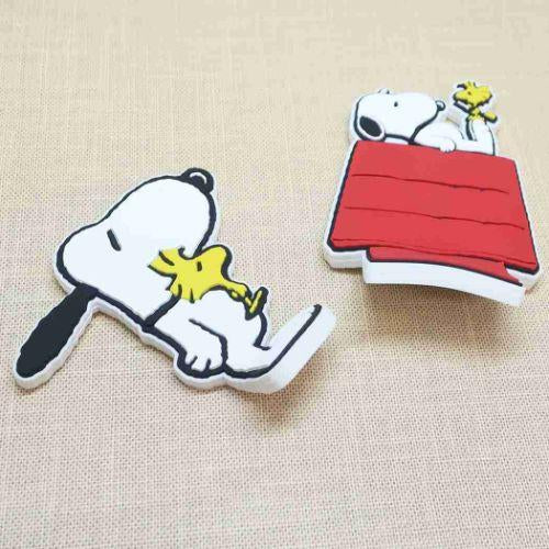 Snoopy|可爱可粘式小物挂钩/小物夹/文件夹|负重100g|本体約H73×W95×D4mm