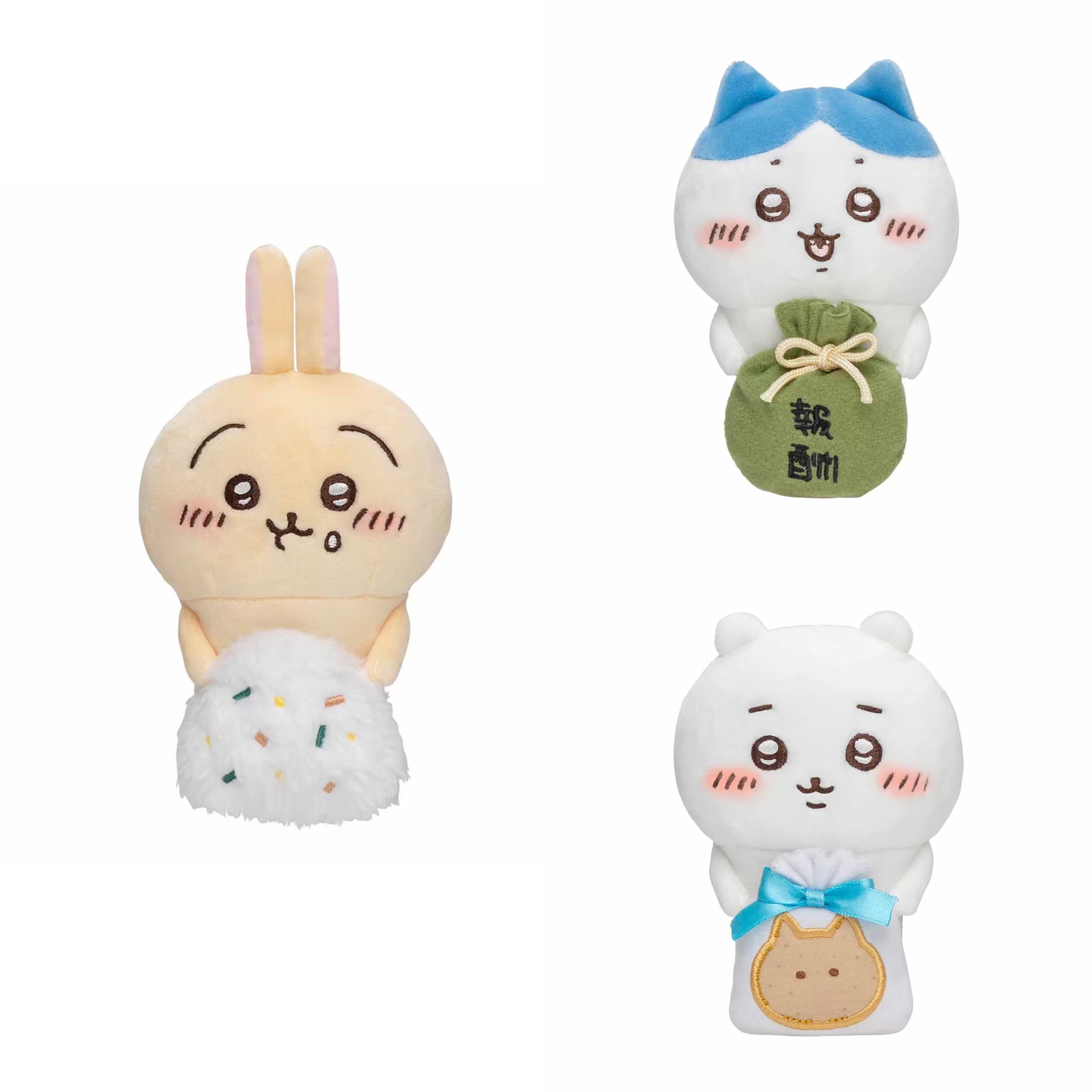 chiikawa|Hook-and-loop Watching from Your Desktop Cookie Plush Dolls/Plush Toy|150×100×60mm approx.