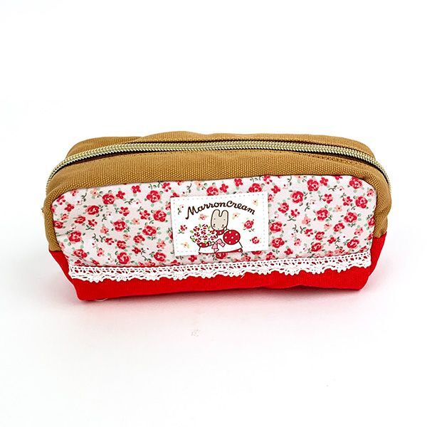Sanrio|茉莉兔小碎花笔袋/化妆包|约8cm×18.8cm×5.5cm