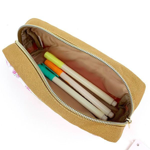 Sanrio|茉莉兔小碎花笔袋/化妆包|约8cm×18.8cm×5.5cm