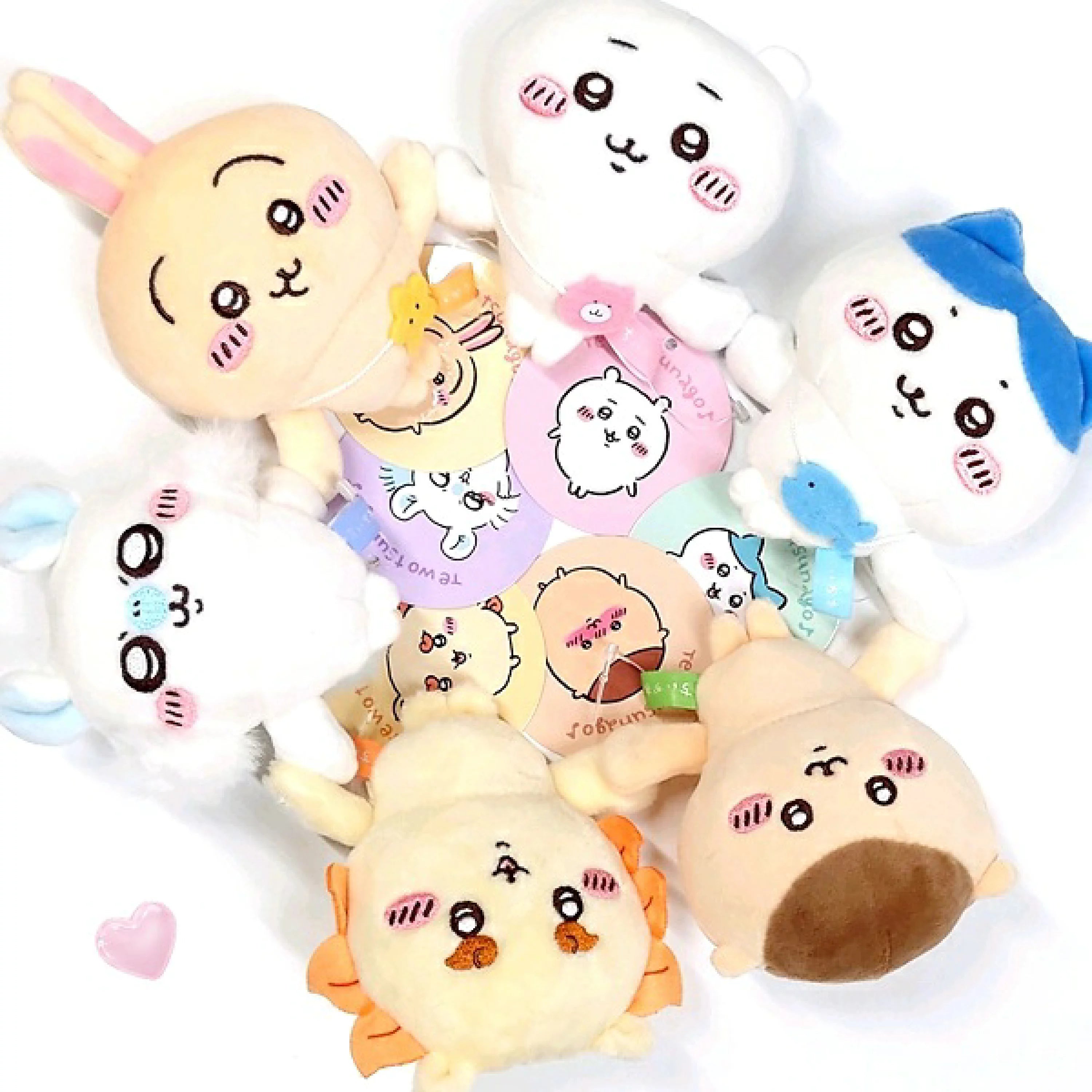 Chiikawa 吉伊卡哇|小脚磁吸可爱挂件/包挂/磁吸在手部位/可相互手拉手/也可吸在磁铁上|約H105×W110×D50mm