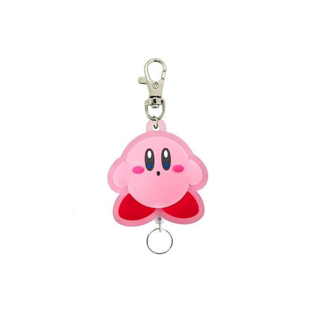 Kirby|Rubber Reel Keychain/Keyring|10 x 4 x 1cm approx.