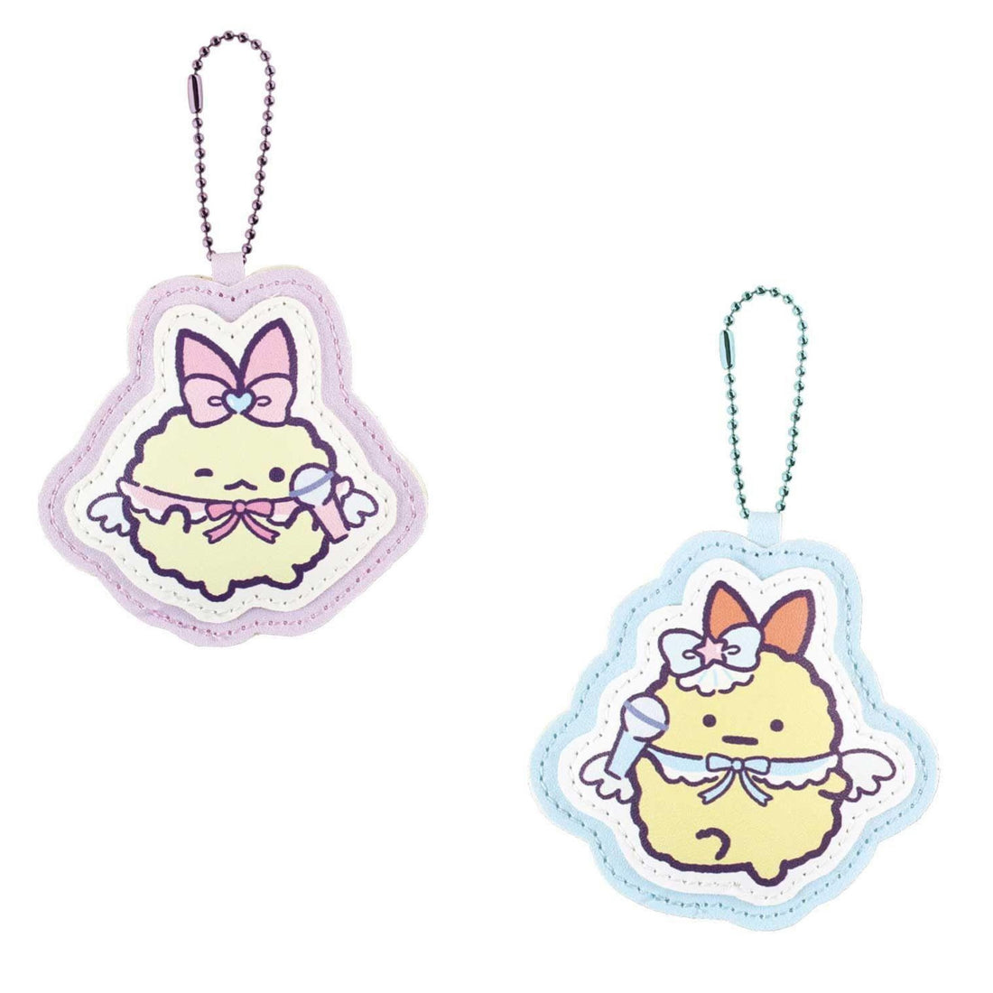 Sumikko gurashi|Angelic Idol Ebiten no Shippo Fried Shrimp Tail Name Holder/Keychain|0.5 x 7.8 x 7.9cm approx.