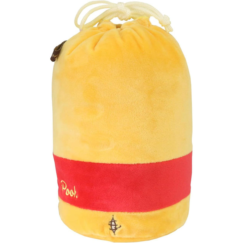 Disney|Winnie the pooh小熊维尼毛茸茸噗噗毯子巾着/可收纳|約H70×W100cm