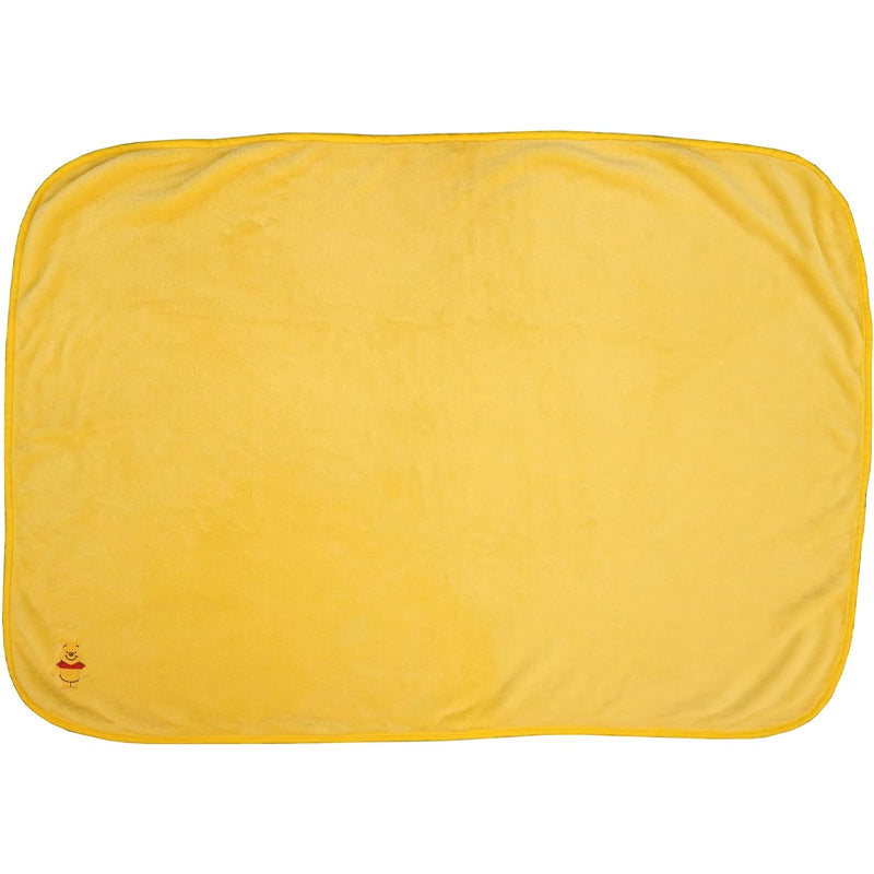 Disney|Winnie the pooh小熊维尼毛茸茸噗噗毯子巾着/可收纳|約H70×W100cm