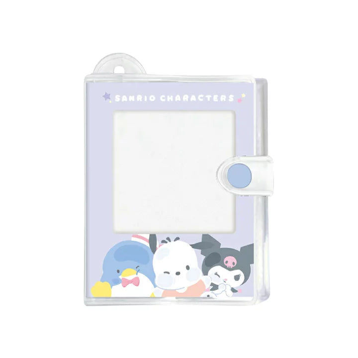 Sanrio|卡通多角色透明拍立得/puri小挂件大容量相册本/卡册|約W75×H100×D27mm|40枚