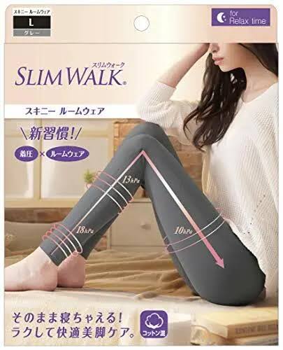 Beauacty|Slimwalk新版金盒舒适材质relax+sleep时专用连臀消水肿瘦腿压力裤/压力袜/睡眠袜/缓解静脉曲张/腿部放松神器