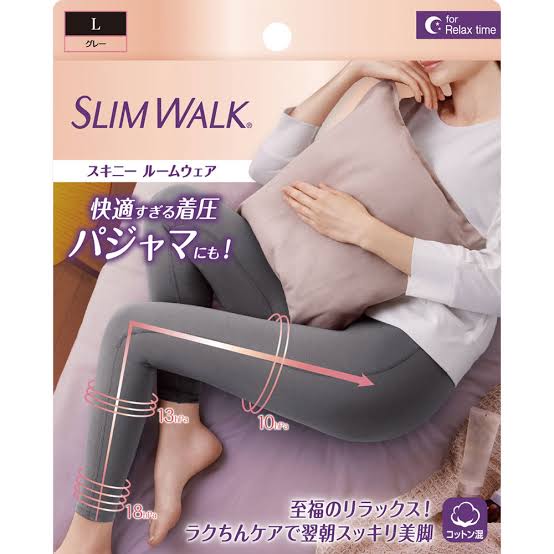 Beauacty|Slimwalk新版金盒舒适材质relax+sleep时专用连臀消水肿瘦腿压力裤/压力袜/睡眠袜/缓解静脉曲张/腿部放松神器