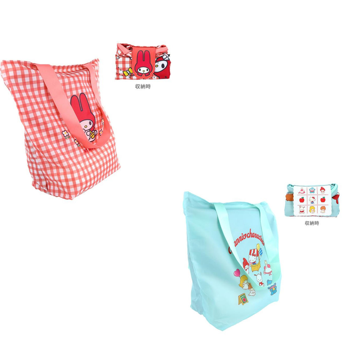 Sanrio|2-room gusseted eco bag