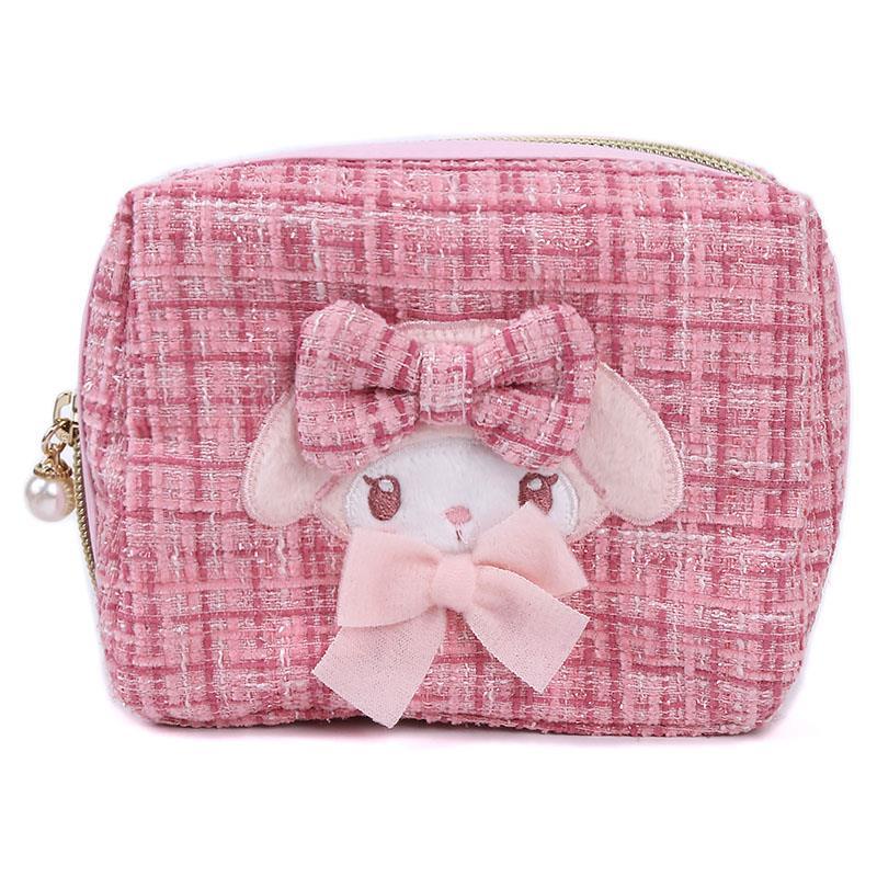 Sanrio|冬季限定小香风角色化妆包|約幅15×奥行8×高さ12cm