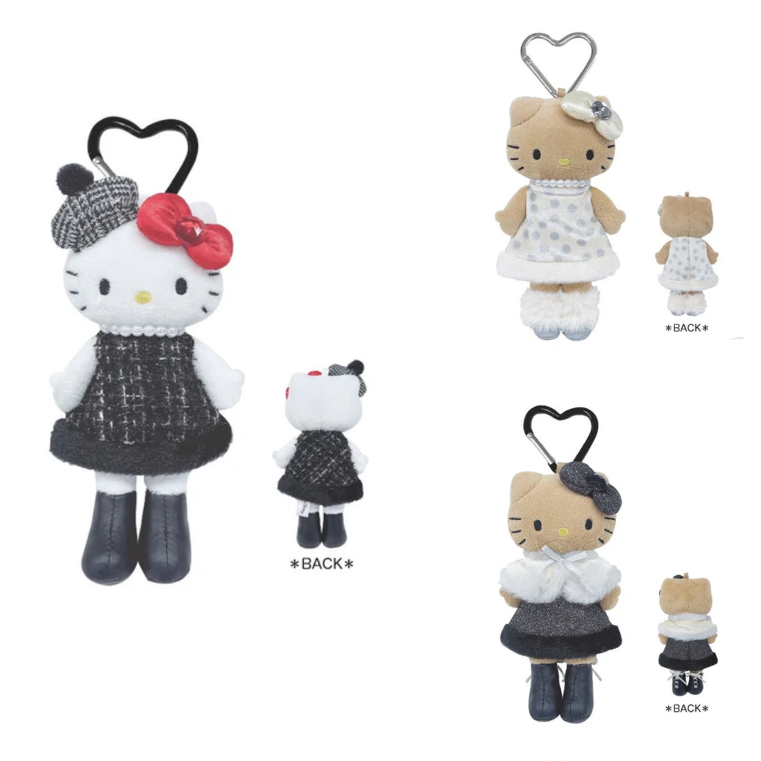 Hello kitty|Style Up long leg Mascot Holder /Plush Keychain|H180 x W125 x D44mm