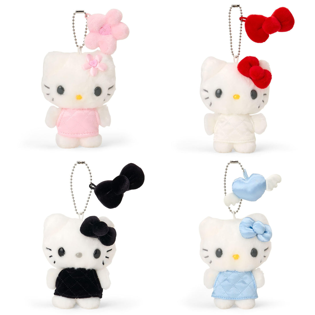 Hello Kitty|Miniature Quilt Mascot Holder /Plush Keychain|8×5.5×10cm approx.