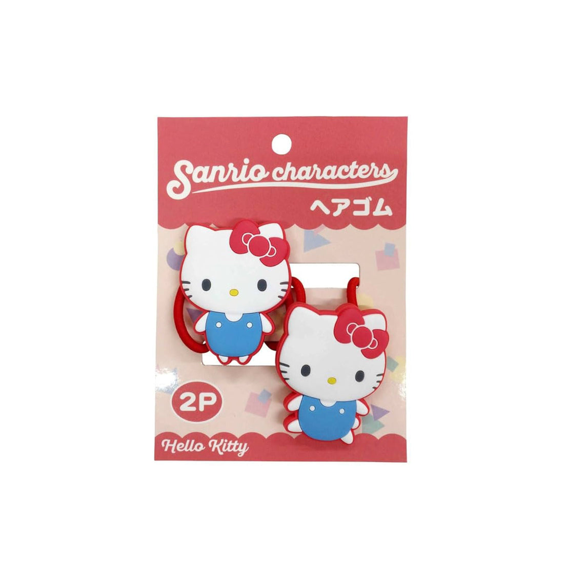 Sanrio|Hello kitty角色发圈/发绳/头绳|2枚入|约40×50mm