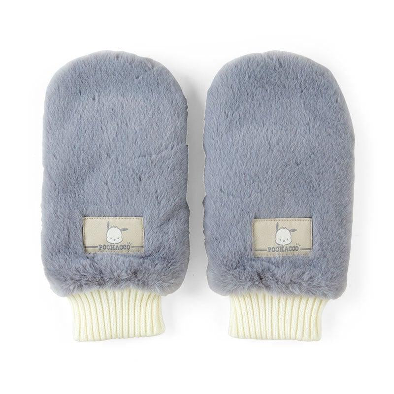 Sanrio|2 Way Faux Fur Muffler Gloves