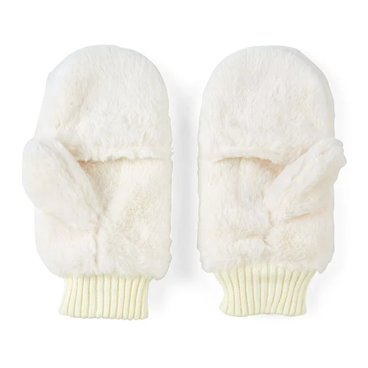 Sanrio|2 Way Faux Fur Muffler Gloves