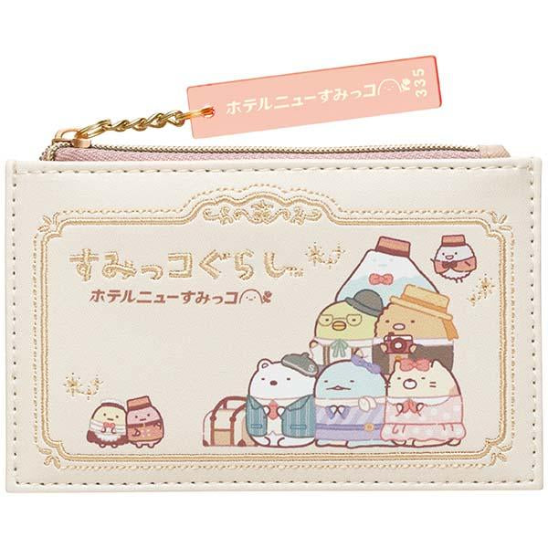 Sumikko gurashi角落生物|皮质感卡包式零钱包|約85×130mm