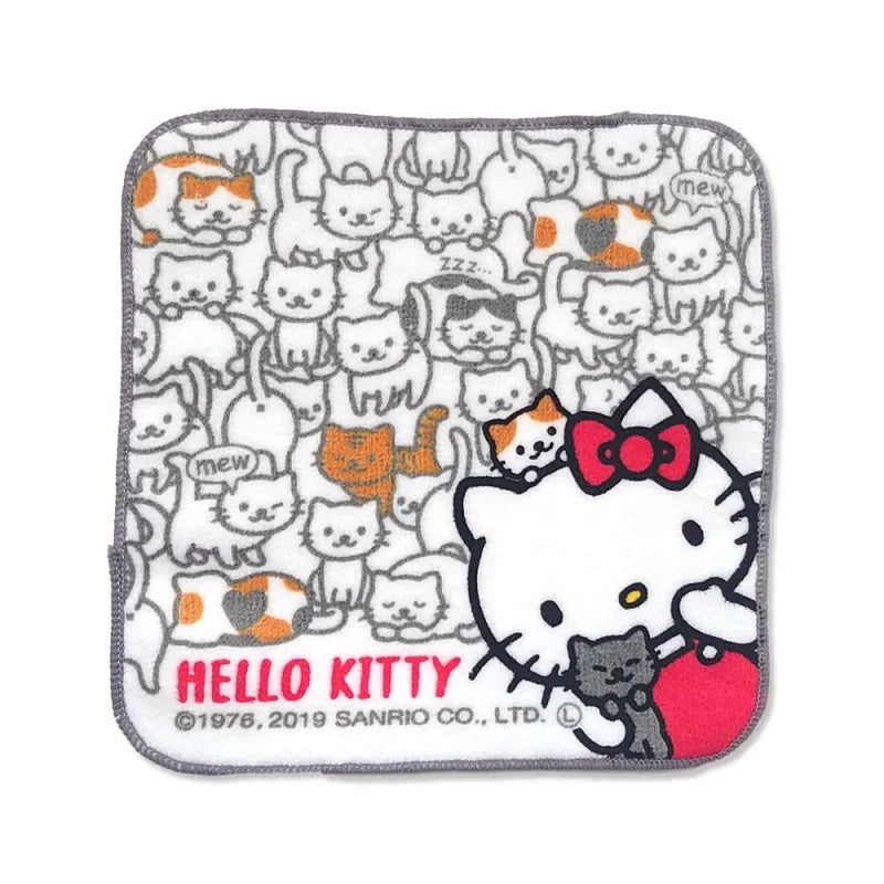 Hello kitty凯蒂猫|可爱限定小方巾3条组|约16*16cm