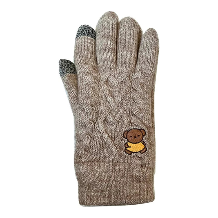 Miffy米菲|毛线保暖手套