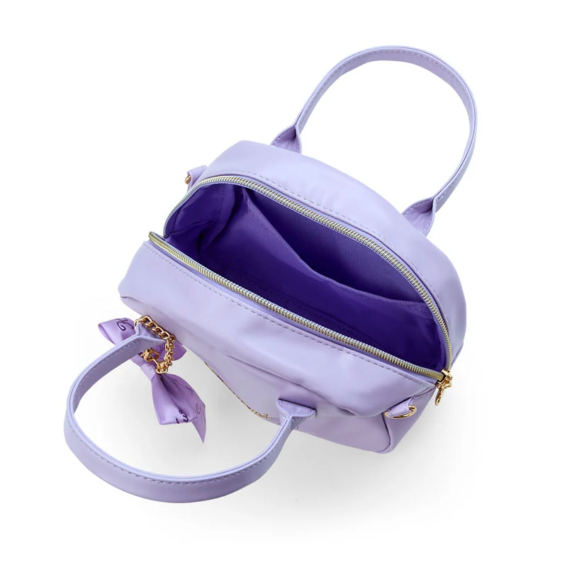 Sanrio|角色蝴蝶结皮质感手拎/肩背式两用包|约19 x 7 x 14.5 cm