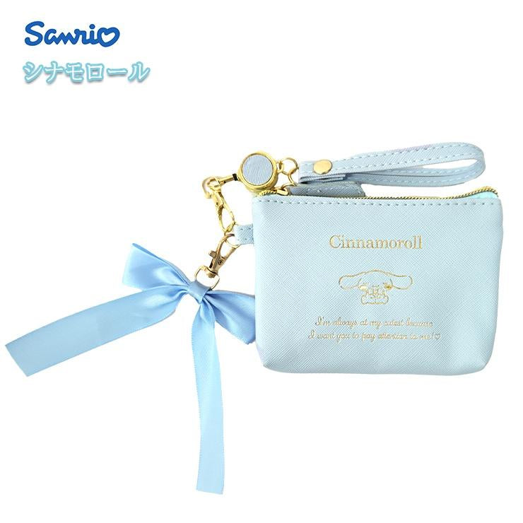 Sanrio|角色蝴蝶结皮质感pass pouch/卡包零钱包|约13*8.5*2cm