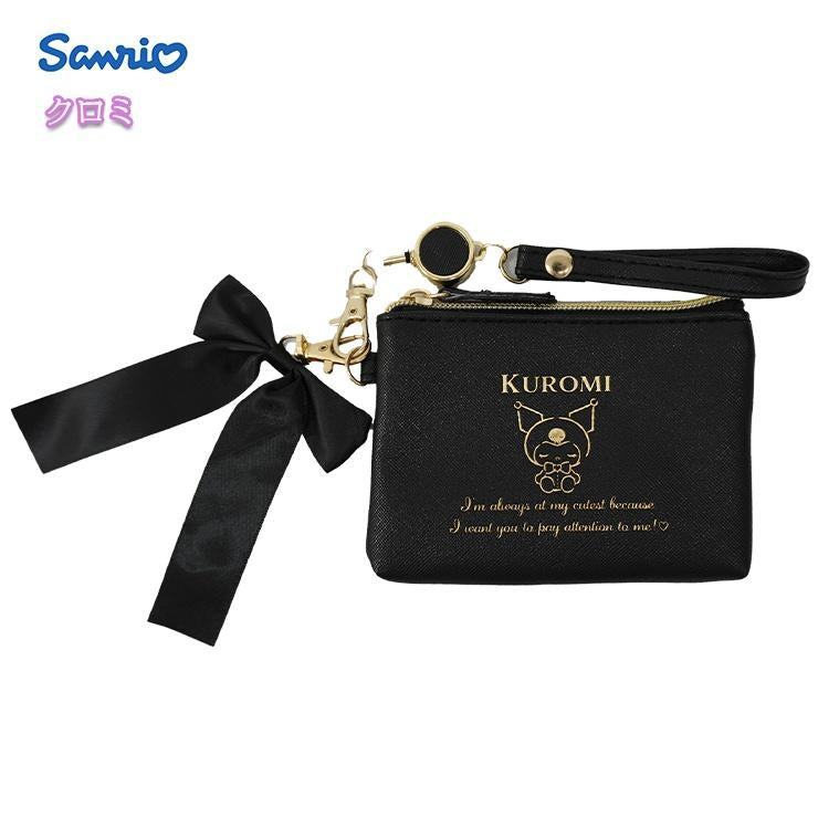 Sanrio|角色蝴蝶结皮质感pass pouch/卡包零钱包|约13*8.5*2cm