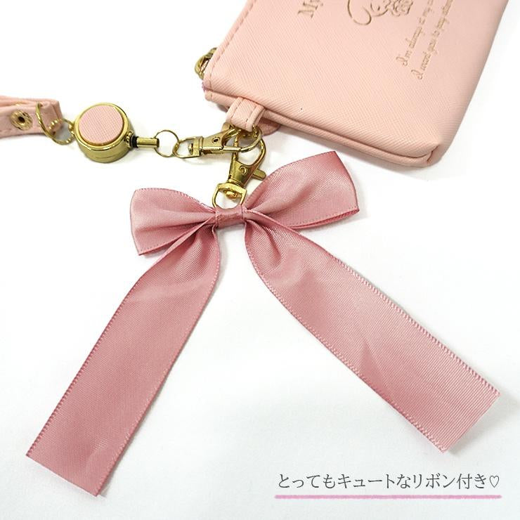 Sanrio|角色蝴蝶结皮质感pass pouch/卡包零钱包|约13*8.5*2cm