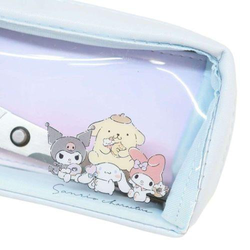 Sanrio|角色皮质感立体收纳包/化妆包/笔袋|約W185×H75×D50mm