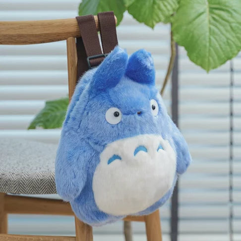 My neighbor totoro|宫崎骏限定毛茸茸超好rua公仔式书包/可调节肩带大人小孩都可以背|全長約36cm×幅28cm×厚み15cm