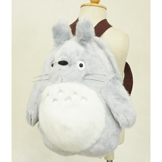 My neighbor totoro|宫崎骏限定毛茸茸超好rua公仔式书包/可调节肩带大人小孩都可以背|全長約36cm×幅28cm×厚み15cm
