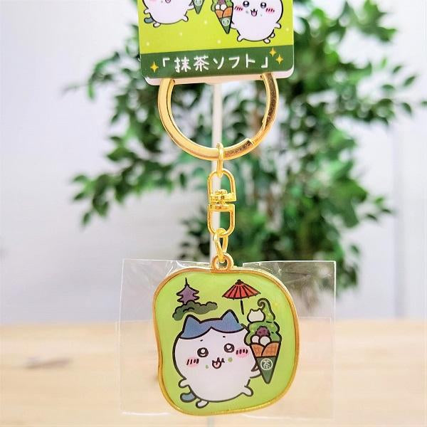 Chiikawa 吉伊卡哇|京都抹茶限定钥匙扣|約33mm×w約35mm