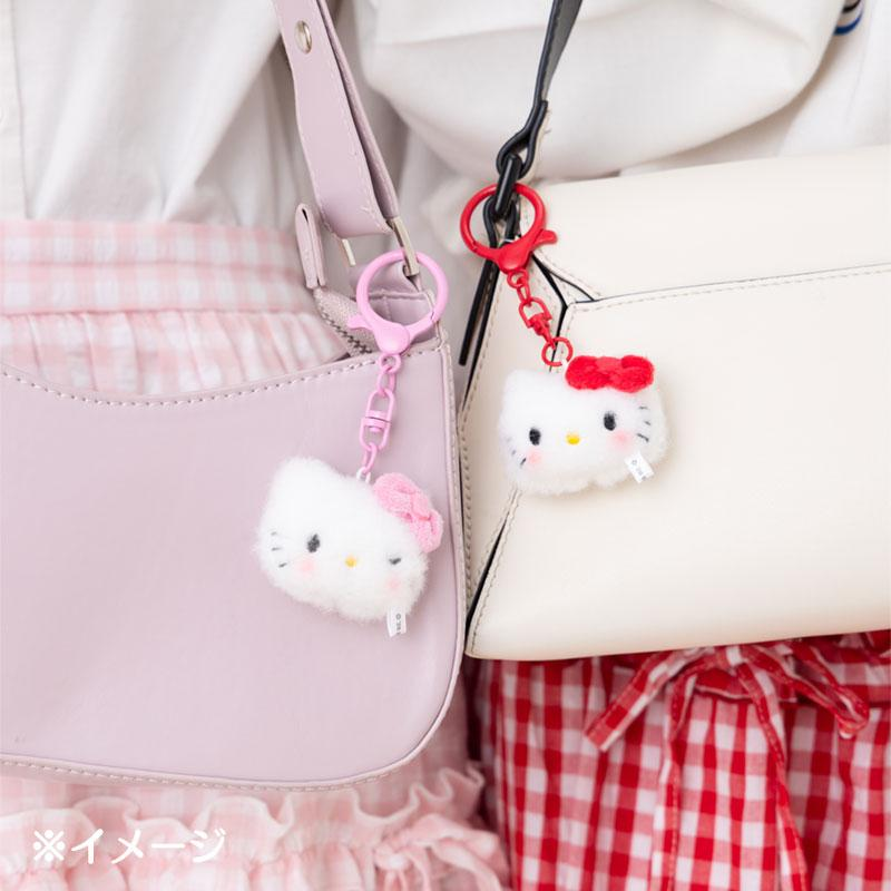 Sanrio|Matching Nico Nico faces Set of 2 Mascot Holder /Plush Keychain|5x2.5x4 cm approx.