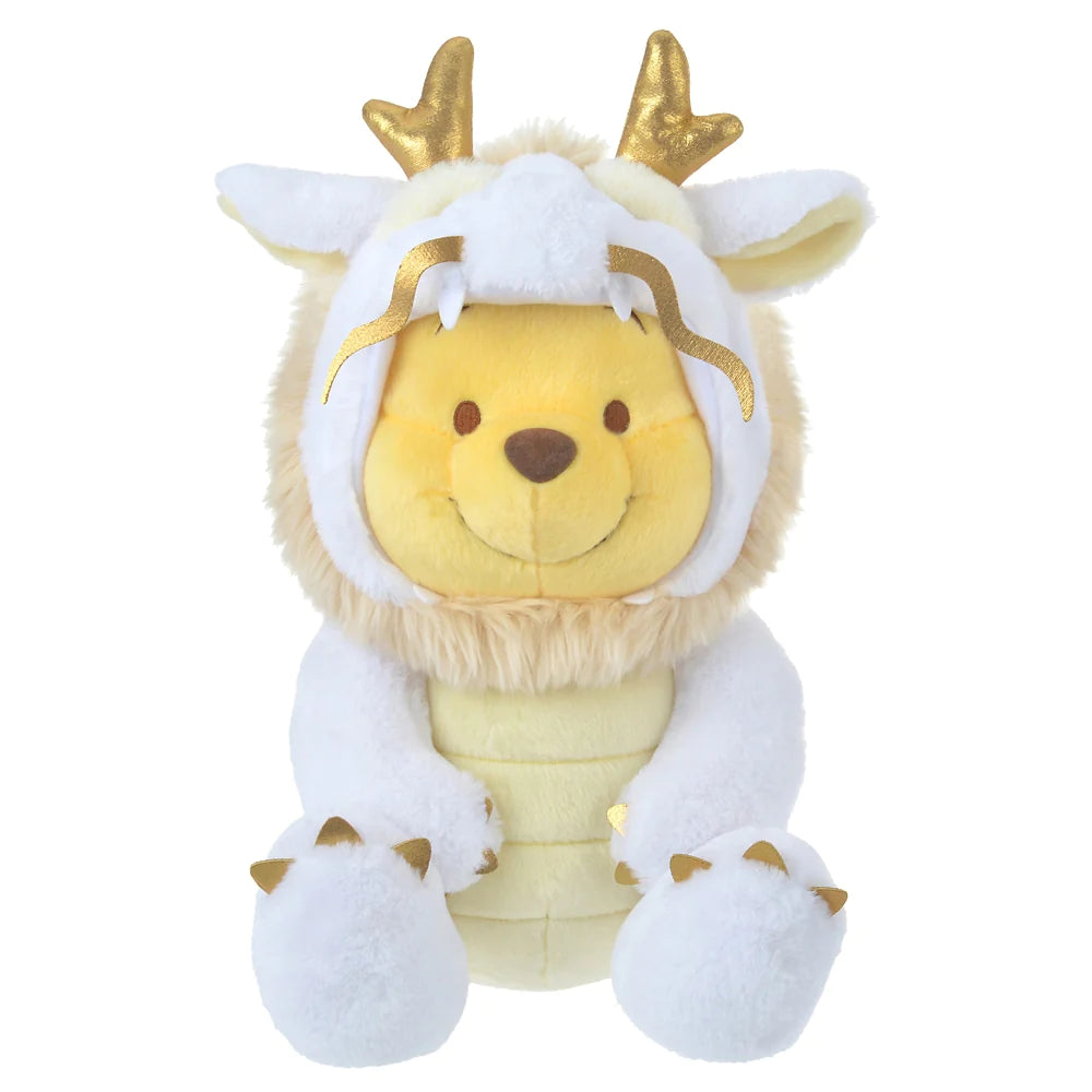 Disney|2024 Winnie the pooh小熊维尼龙年噗噗限定公仔/玩偶|H42×W25×D40cm