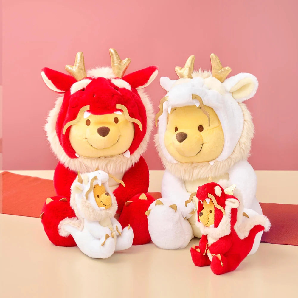 Disney|2024 Winnie the pooh小熊维尼龙年噗噗限定公仔/玩偶|H42×W25×D40cm