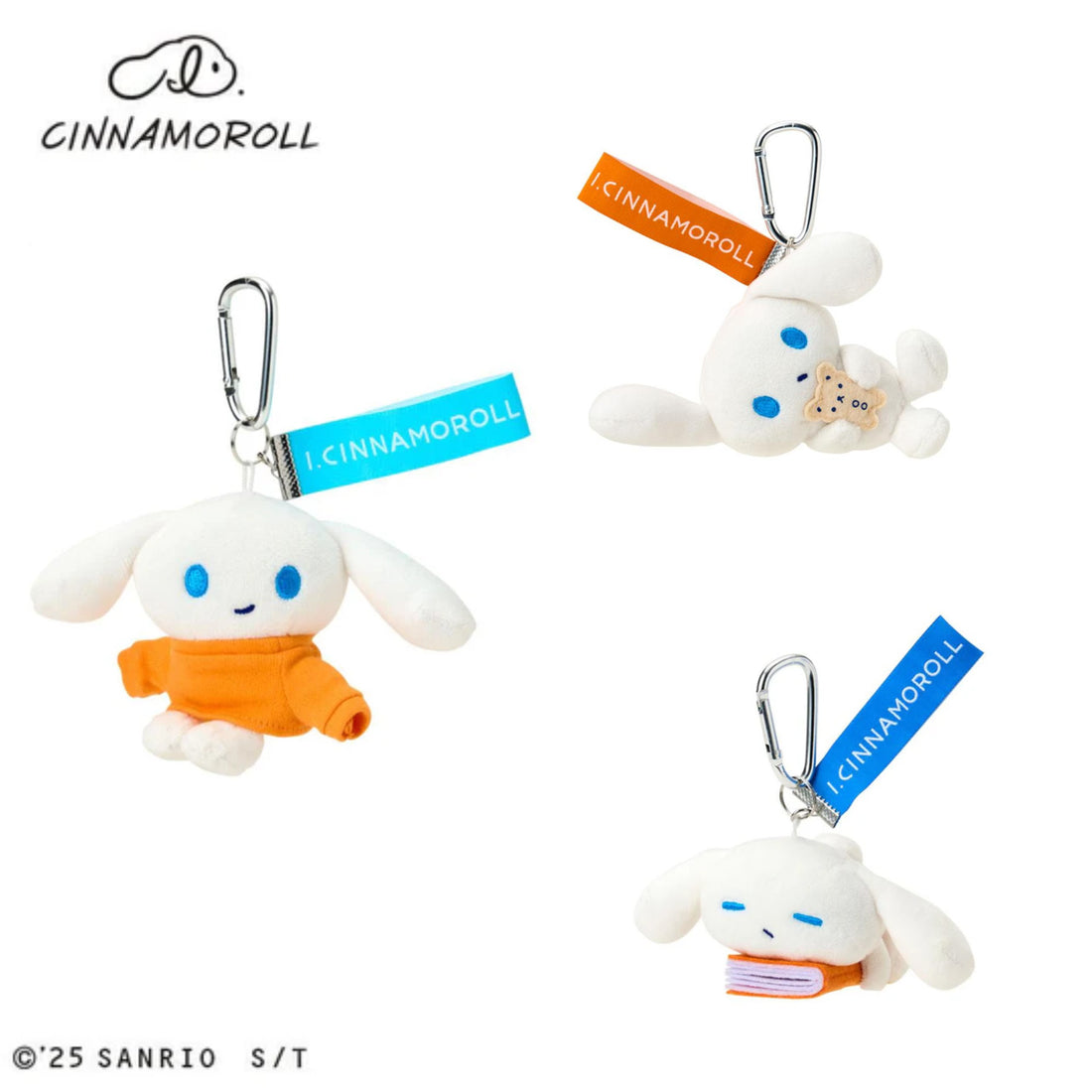 Sanrio|I.Cinnamoroll Love yourself more Mascot Holder /Plush Keychain| 11×5×9cm approx.