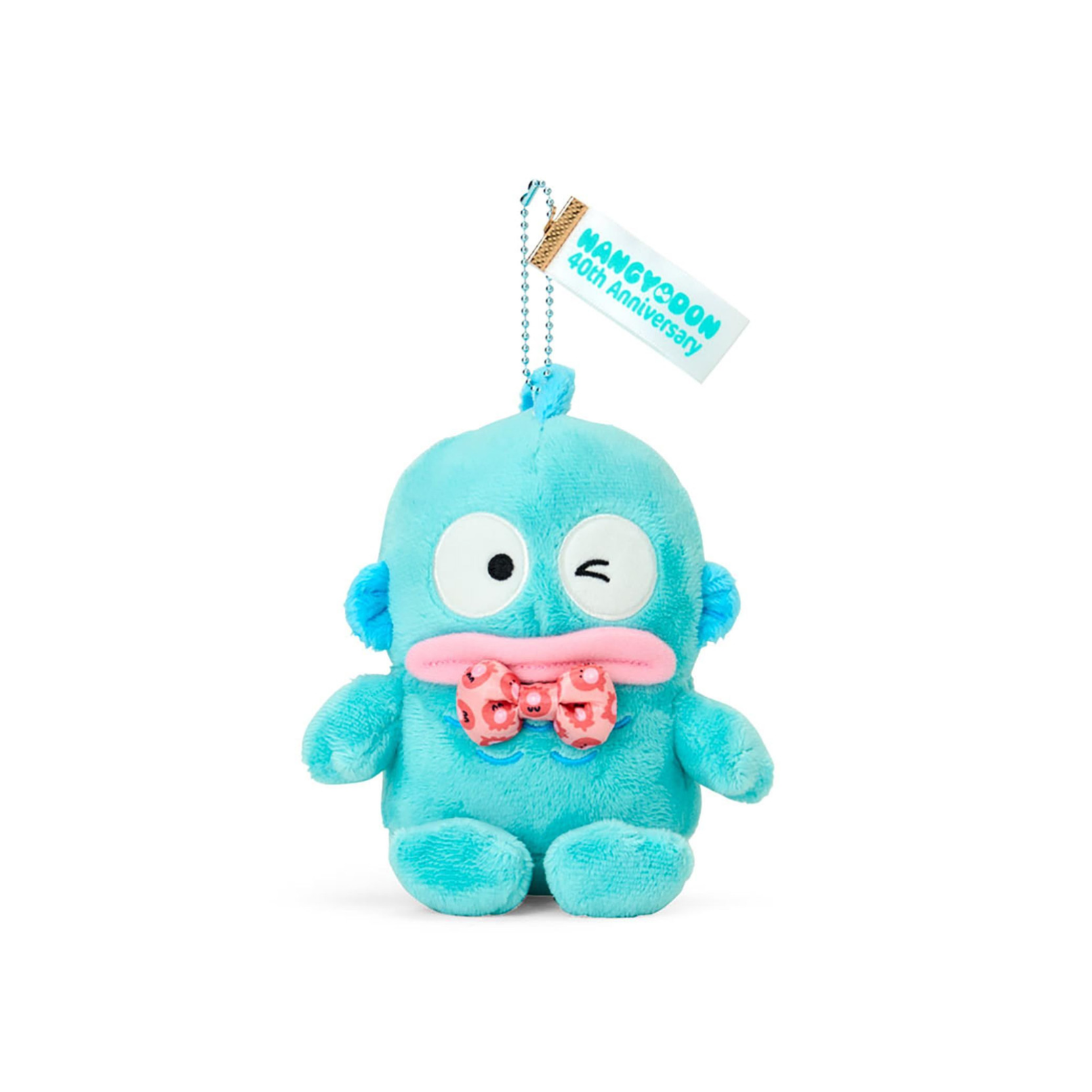 Sanrio|Hangyodon 40th Anniversary Happy Life Mascot Holder /Plush Keychain|13×8×15cm approx.