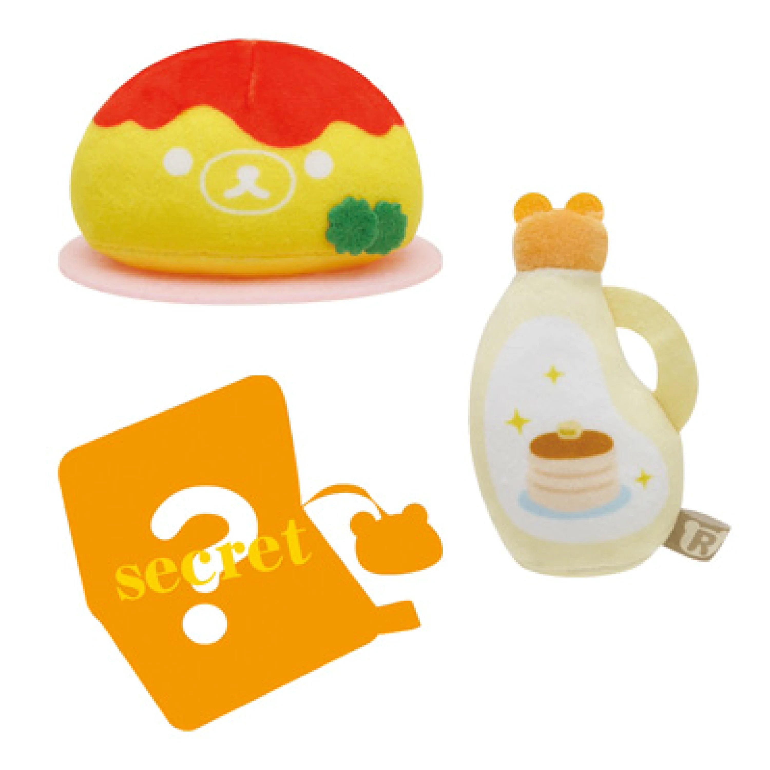 Rilakkuma轻松熊|美食节可爱小公仔盲盒/共5种|1盒|箱約80×90×80mm