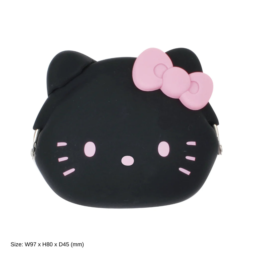 Sanrio|易清洗防水硅胶hellokitty大头零钱包|W9.7×H8.0×D4.7cm