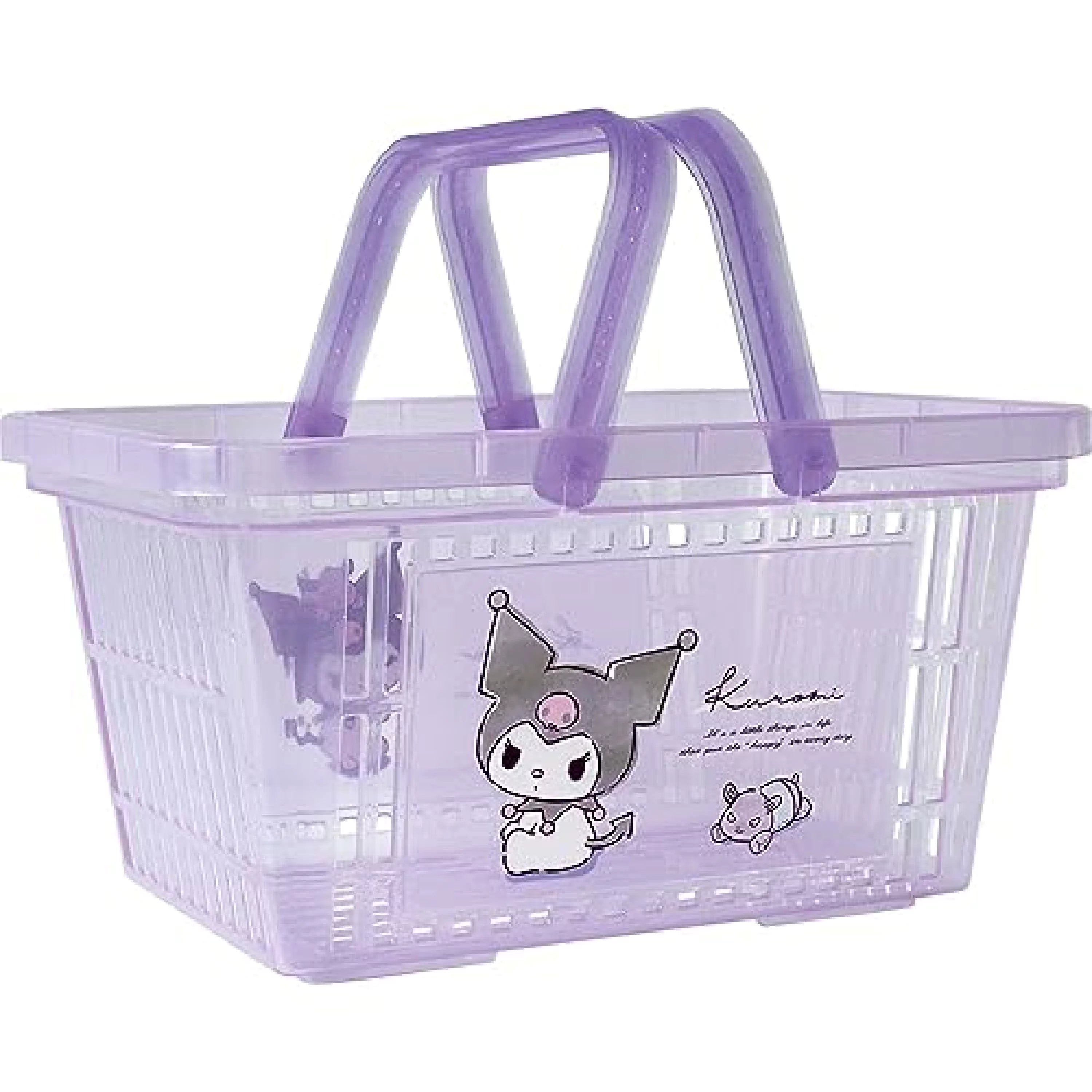 Sanrio|角色可拎小型收纳盒/储物盒/收纳篮|H130×W249×D180mm