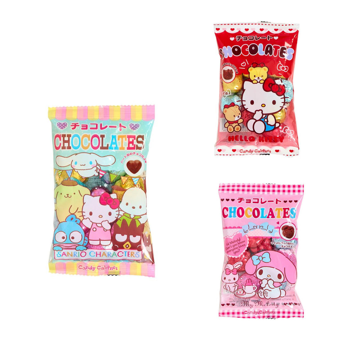 Sanrio三丽鸥|可爱脸型巧克力/糖果【25.05】|约60g