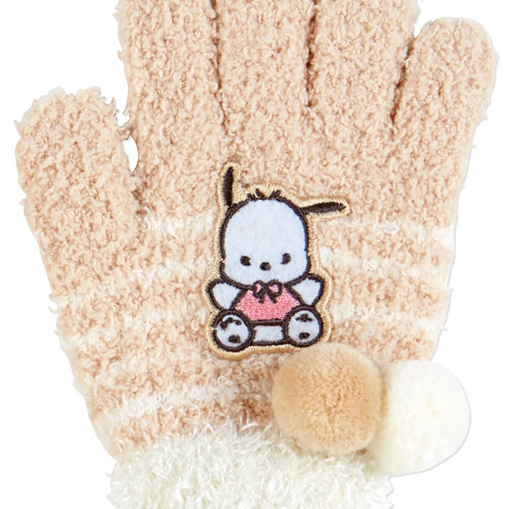 Sanrio|毛茸茸雪球五指手套/适合儿童或手小的女生